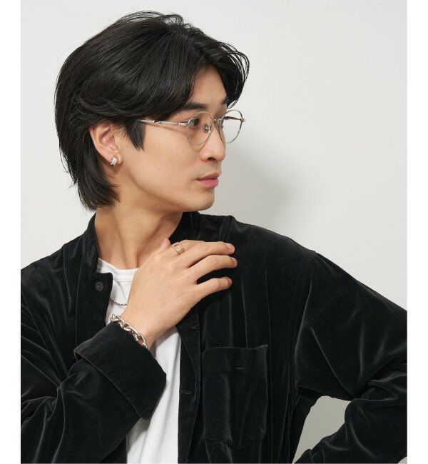  「【LOVE BY e.m.コラボ】&ldquo;flutter&rdquo;｜ボストン型メタルフレーム｜Zoff｜LOVE BY e.m. レンズ交換券付」|メガネ|