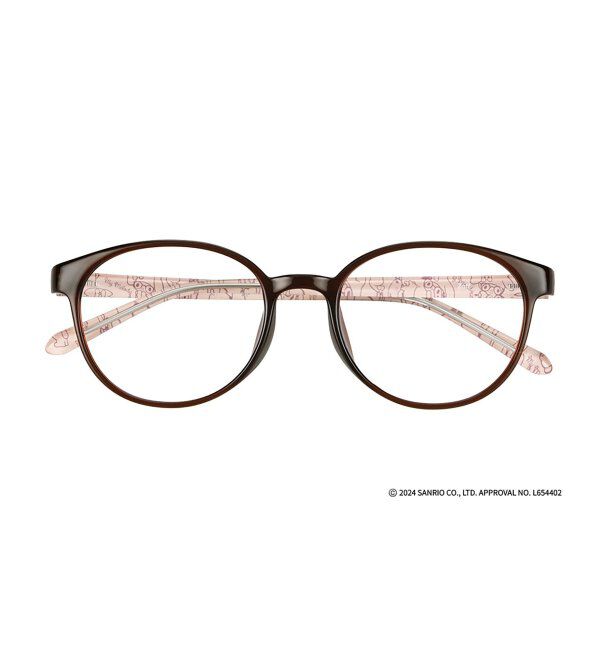  「Zoff｜Sanrio Characters マイメロディモデル レンズ交換券付」|メガネ|薄ブラウン1