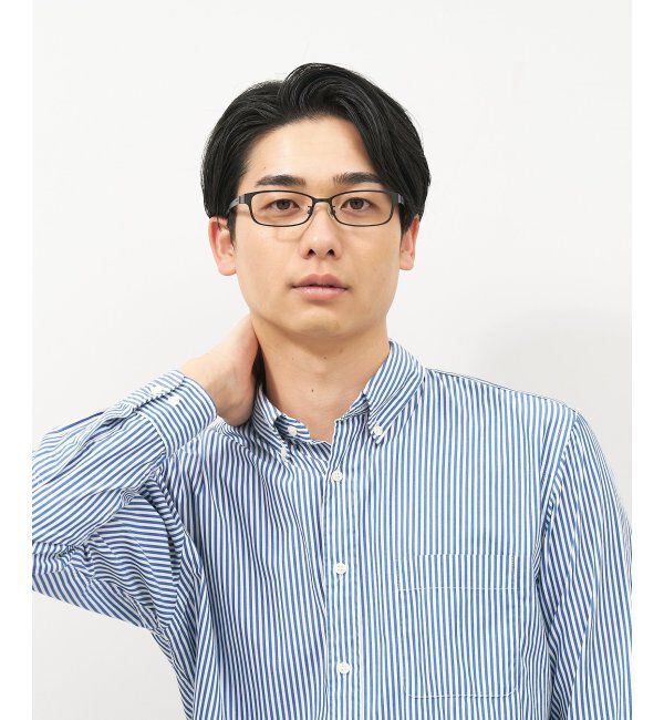  「スクエア型メガネ｜似合うを科学したメガネ(Zoff NEW STANDARD) レンズ交換券付」|メガネ|