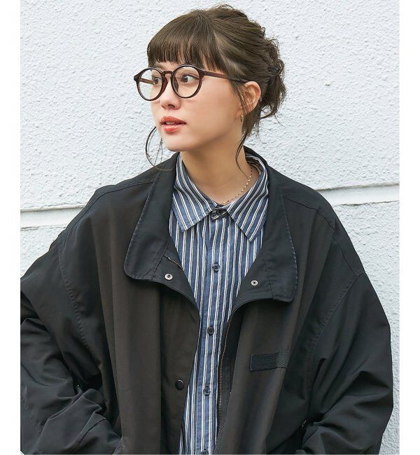  「ボストン型サングラス｜くもり止め 曇り止め 防曇レンズ 軽量 紫外線防止｜Zoff｜」|サングラス|薄ブラウン1