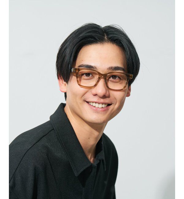  「ウエリントン型メガネ｜読書 レディース 女性用 大人可愛い 大理石｜Zoff｜CHIC レンズ交換券付」|メガネ|ブラウン