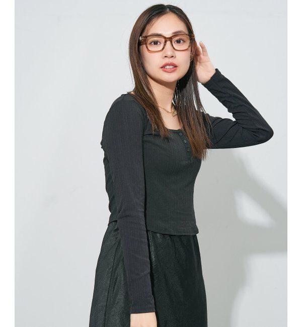  「ウエリントン型メガネ｜読書 レディース 女性用 大人可愛い 大理石｜Zoff｜CHIC レンズ交換券付」|メガネ|