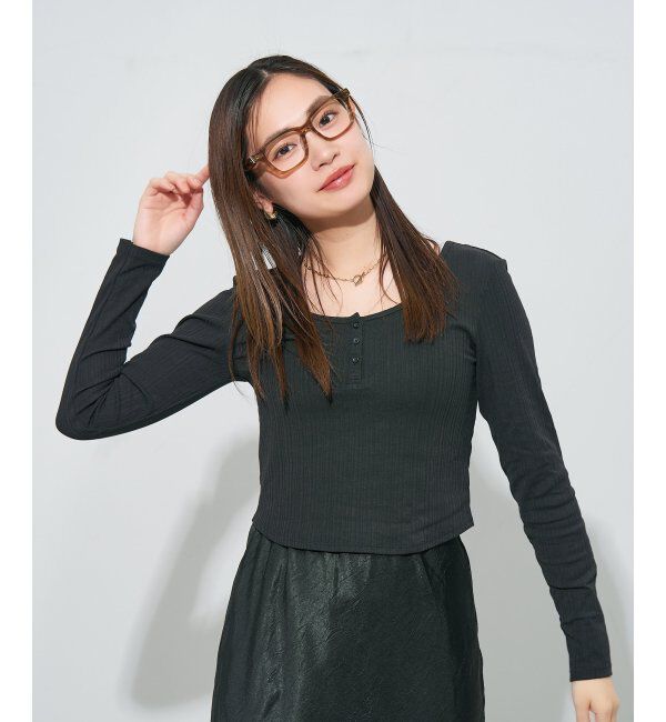  「ウエリントン型メガネ｜読書 レディース 女性用 大人可愛い 大理石｜Zoff｜CHIC レンズ交換券付」|メガネ|