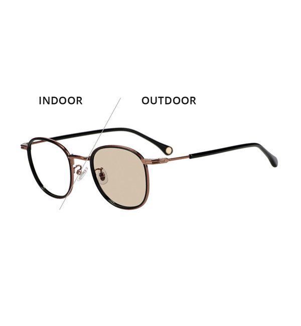  「【WEB限定】 Zoff｜JOURNAL STANDARD relume ウェリントン型 調光サングラス ジャーナルスタンダード」|サングラス|