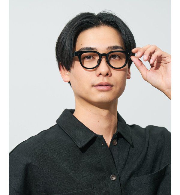  「Zoff｜JOURNAL STANDARD relume ウェリントン メガネ 太縁メガネ ジャーナルスタンダード レンズ交換券付」|メガネ|ブラック