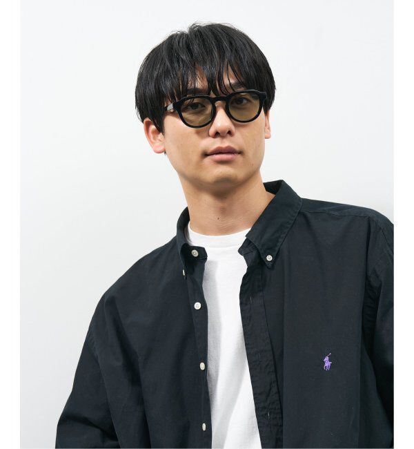  「【WEB限定】ボストン型 サングラス | クラウンパント カラーレンズ 軽量 トレンド 紫外線対策 UVカット」|サングラス|