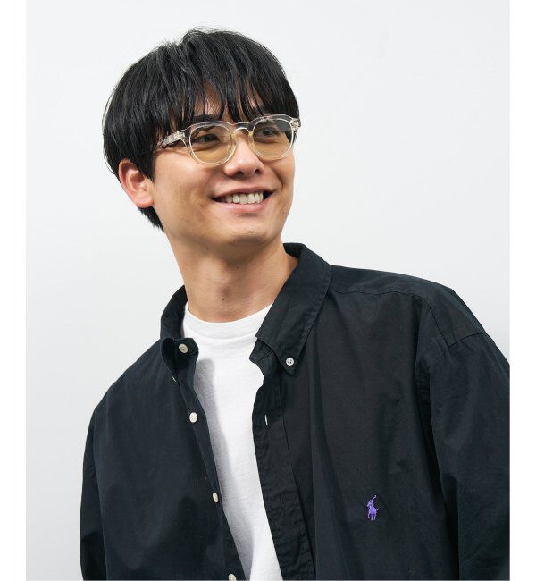  「【WEB限定】ボストン型 サングラス | クラウンパント カラーレンズ 軽量 トレンド 紫外線対策 UVカット」|サングラス|