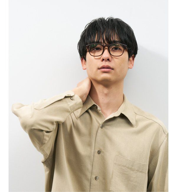  「【WEB限定】ウェリントン型 調光サングラス | カラーレンズ 軽量 紫外線対策 UVカット レンズの色が変わる」|サングラス|