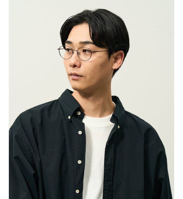  「オーバル型 メガネ | メタル 大人可愛い 伊達メガネ レディース レンズ交換券付」|メガネ|