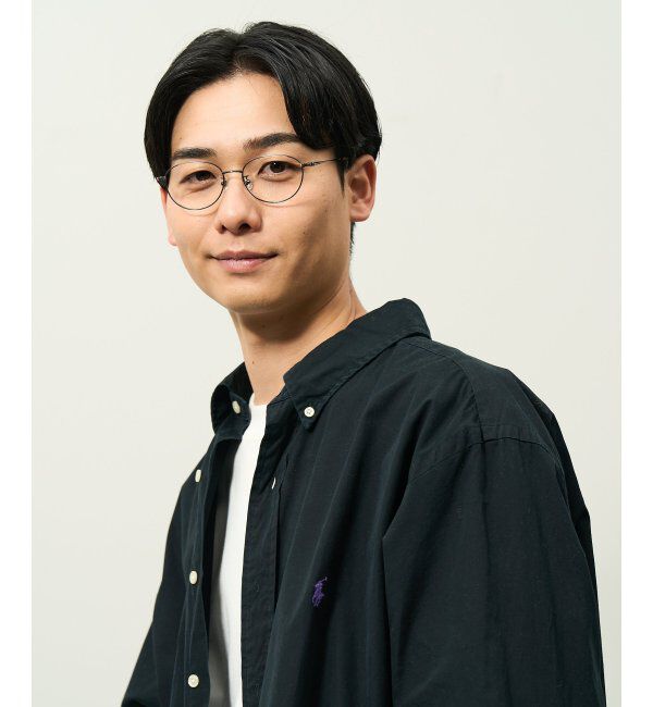  「オーバル型 メガネ | メタル 大人可愛い 伊達メガネ レディース レンズ交換券付」|メガネ|