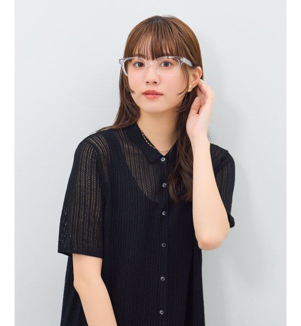  「ウェリントン型 メガネ | 伊達メガネ ユニセックス CLASSIC  レンズ交換券付」|メガネ|クリア