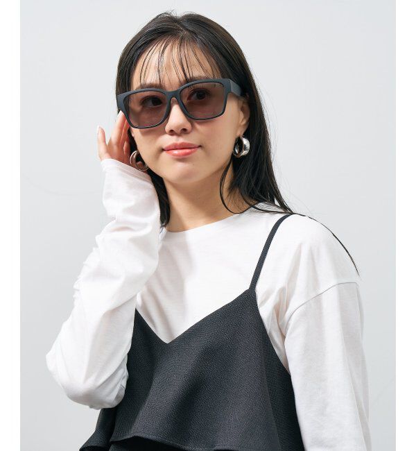  「SUNCUTGlasses/UV100%CUT サングラス カラーレンズ 太縁 紫外線対策 UVカット ユニセックス スポーツ」|サングラス|