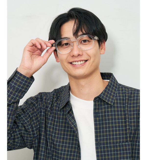  「ボストン型 メガネ | 軽量｜太縁｜黒縁｜大きめサイズ｜伊達メガネ｜ユニセックス レンズ交換券付」|メガネ|