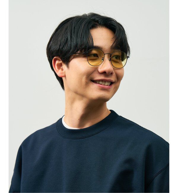  「ウェリントン型 サングラス｜カラーレンズ｜メタル UVカット (紫外線カット率99.9%以上) ユニセックス 」|サングラス|