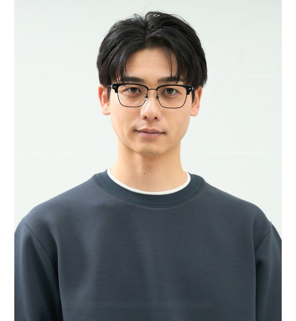  「ウェリントン型 メガネ | サーモント｜ブロー｜伊達メガネ 度付きメガネ｜ 黒  レンズ交換券付」|メガネ|