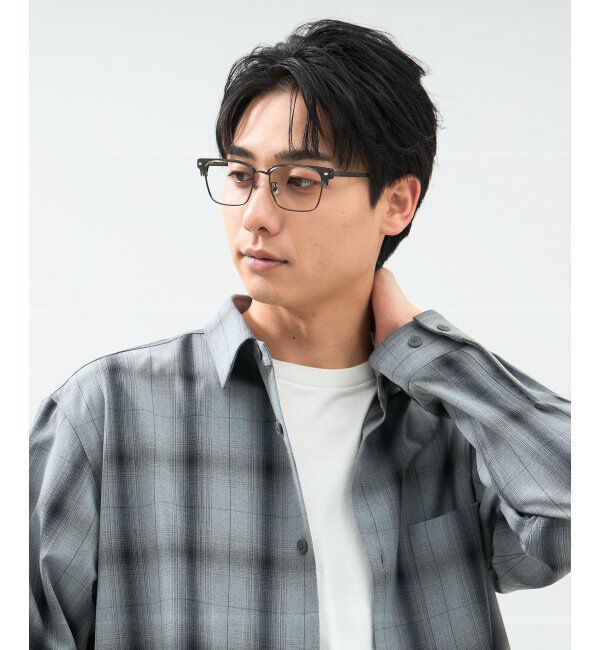  「ウェリントン型 メガネ | サーモント｜ブロー｜伊達メガネ 度付きメガネ｜ 黒  レンズ交換券付」|メガネ|