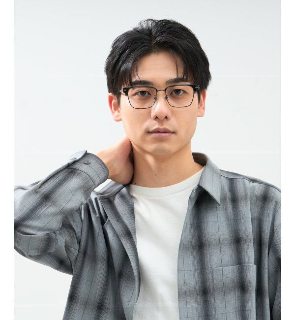  「ウェリントン型 メガネ | サーモント｜ブロー｜伊達メガネ 度付きメガネ｜ 黒  レンズ交換券付」|メガネ|