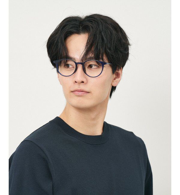  「ボストン型 メガネ｜クリアカラー｜伊達メガネ 度付きメガネ｜ユニセックス  レンズ交換券付」|メガネ|