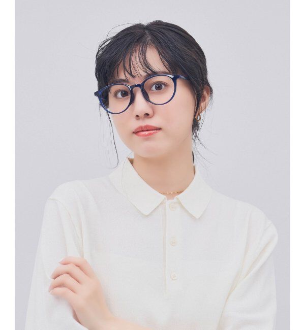  「ボストン型 メガネ｜クリアカラー｜伊達メガネ 度付きメガネ｜ユニセックス  レンズ交換券付」|メガネ|