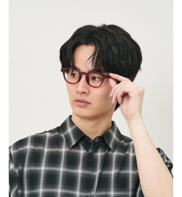  「ウェリントン型 メガネ｜クリアカラー｜伊達メガネ 度付きメガネ｜ユニセックス  レンズ交換券付」|メガネ|