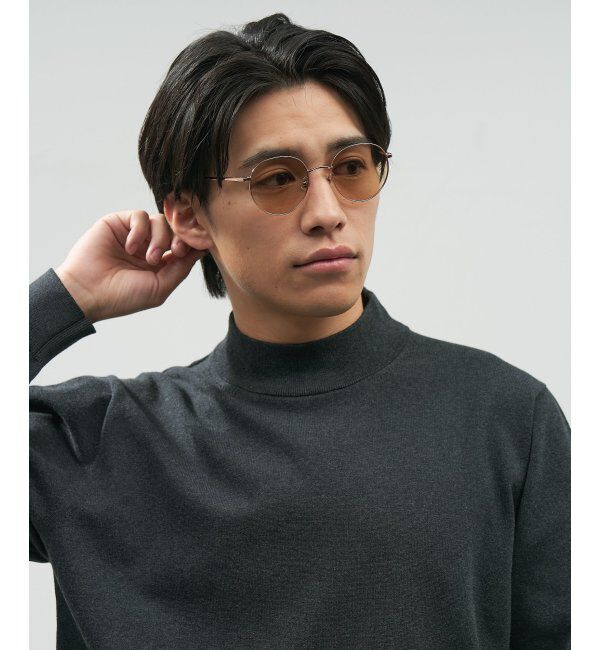  「SUNCUTGlasses/UV100%CUT ボストン型 サングラス メタルフレーム｜UVカット 紫外線対策｜ユニセックス__」|サングラス|