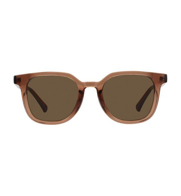  「SUNCUTGlasses/UV100%CUT サングラス ビッグシェイプ  カラーレンズ 紫外線対策 UVカット ユニセックス」|サングラス|