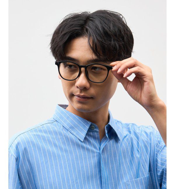  「SUNCUTGlasses/UV100%CUT クリアレンズサングラス クリアUV100%  ビッグシェイプ  紫外線対策__UVカット」|サングラス|