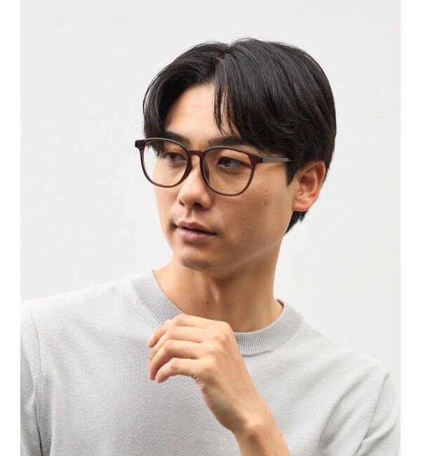  「SUNCUTGlasses/UV100%CUT クリアレンズサングラス クリアUV100%  ビッグシェイプ  紫外線対策__UVカット」|サングラス|