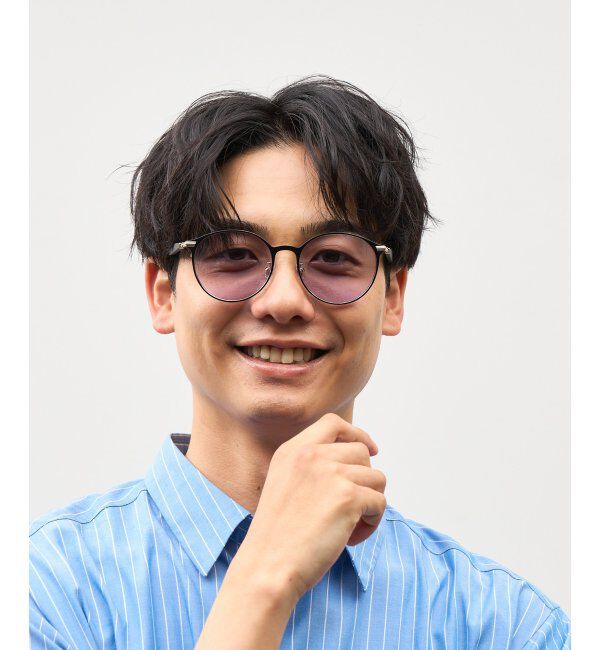  「SUNCUTGlasses/UV100%CUT サングラス｜ラバーテンプル｜ズレ落ち防止｜カラーレンズ｜紫外線対策 UVカット」|サングラス|