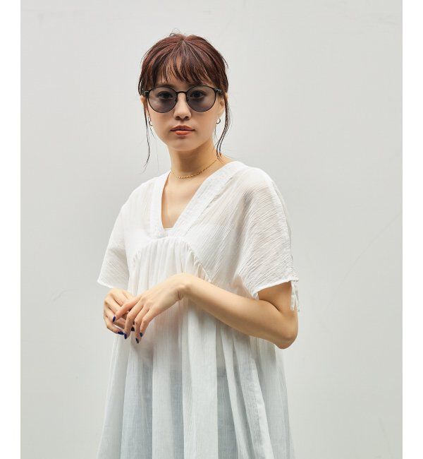  「SUNCUTGlasses/UV100%CUT サングラス｜ラバーテンプル｜ズレ落ち防止｜カラーレンズ｜紫外線対策 UVカット」|サングラス|