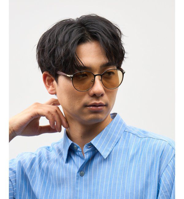  「SUNCUTGlasses/UV100%CUT サングラス｜ラバーテンプル｜ズレ落ち防止｜カラーレンズ｜紫外線対策 UVカット」|サングラス|