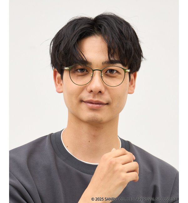  「Zoff｜はぴだんぶい 【けろけろけろっぴ モデル】メガネ｜伊達・度付きメガネ｜グッズ   レンズ交換券付」|メガネ|