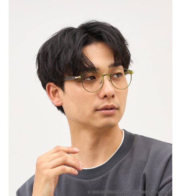  「Zoff｜はぴだんぶい 【けろけろけろっぴ モデル】メガネ｜伊達・度付きメガネ｜グッズ   レンズ交換券付」|メガネ|