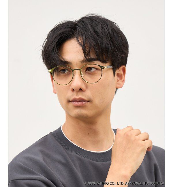  「Zoff｜はぴだんぶい 【けろけろけろっぴ モデル】メガネ｜伊達・度付きメガネ｜グッズ   レンズ交換券付」|メガネ|