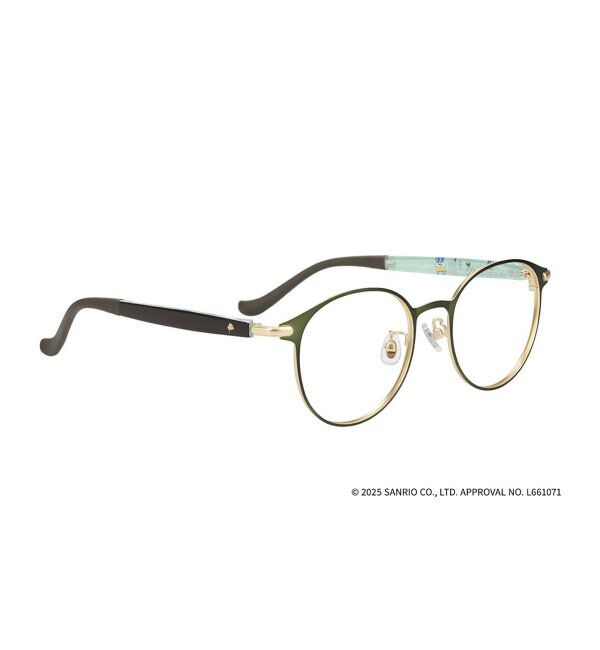  「Zoff｜はぴだんぶい 【けろけろけろっぴ モデル】メガネ｜伊達・度付きメガネ｜グッズ   レンズ交換券付」|メガネ|