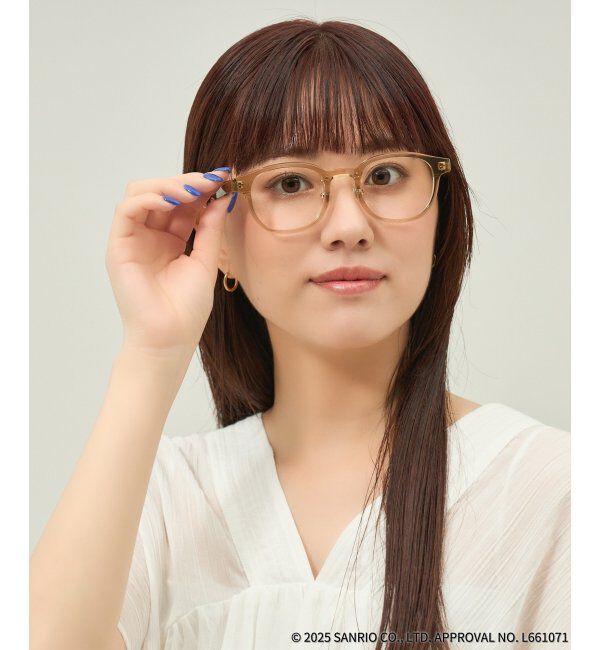  「Zoff｜はぴだんぶい 【あひるのペックル モデル】メガネ｜伊達・度付きメガネ｜グッズ   レンズ交換券付」|メガネ|