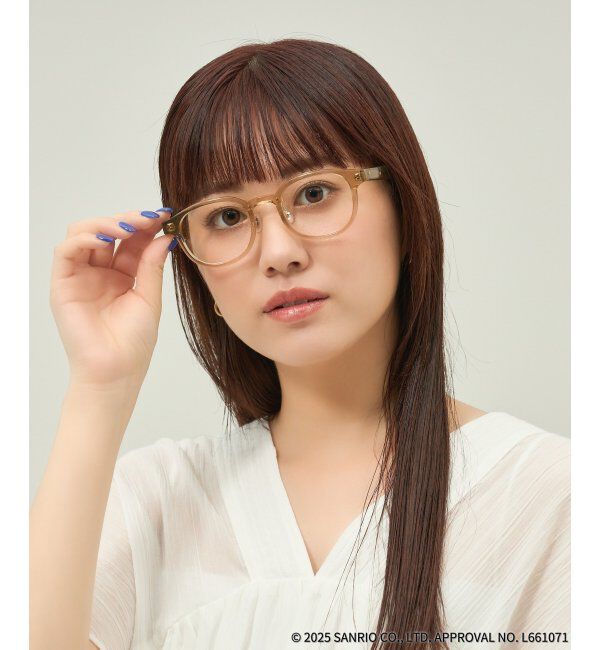  「Zoff｜はぴだんぶい 【あひるのペックル モデル】メガネ｜伊達・度付きメガネ｜グッズ   レンズ交換券付」|メガネ|