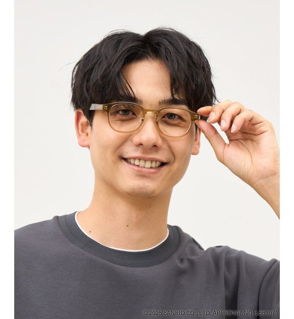  「Zoff｜はぴだんぶい 【あひるのペックル モデル】メガネ｜伊達・度付きメガネ｜グッズ   レンズ交換券付」|メガネ|