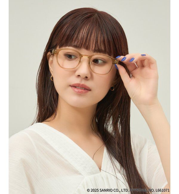  「Zoff｜はぴだんぶい 【あひるのペックル モデル】メガネ｜伊達・度付きメガネ｜グッズ   レンズ交換券付」|メガネ|