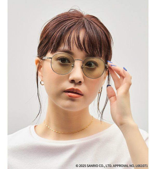  「Zoff｜はぴだんぶい 【けろけろけろっぴ モデル】サングラス｜紫外線対策 UVカット｜グッズ  」|サングラス|