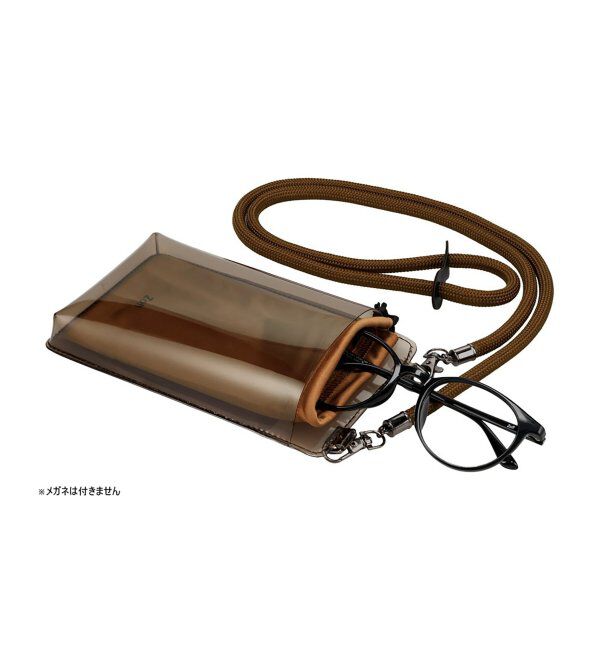  「メガネ・サングラス ケース【クリア素材】  ミニバッグ｜サコッシュ ｜ポーチ｜可愛い ギフト｜Zoff 」|サングラス|