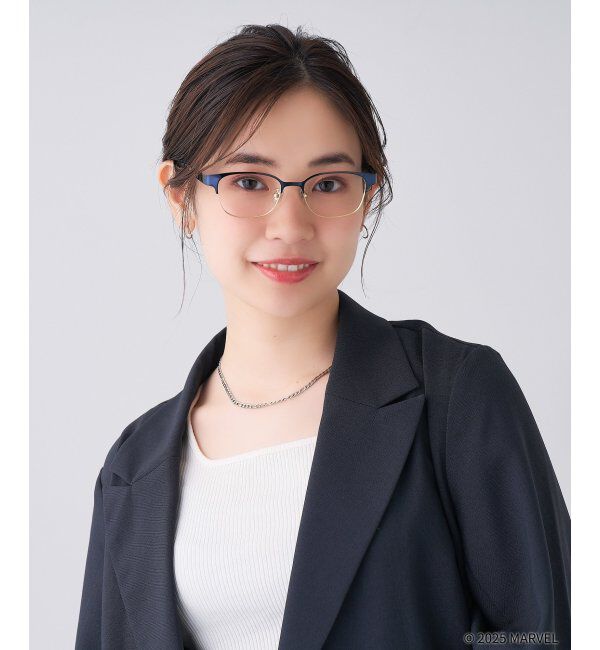  「MARVEL COLLECTION デッドプール & ウルヴァリン  メガネ | 伊達メガネ 度付き   レンズ交換券付」|メガネ|