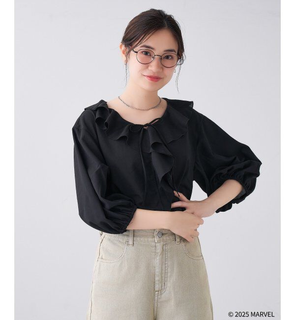  「MARVEL COLLECTION【デッドプール モデル】 メガネ | 伊達メガネ 度付き   レンズ交換券付」|メガネ|