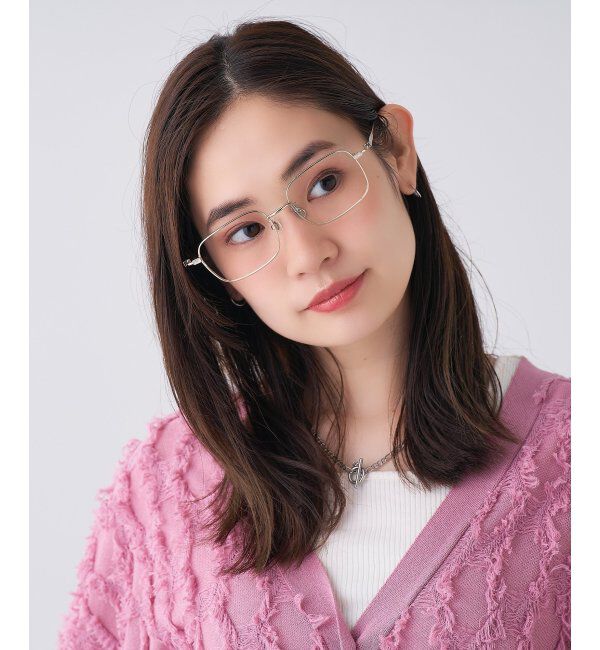  「Zoff｜TRAD メガネ | 四角 メタルフレーム 伊達メガネ 度付き 読書 ビジネス   レンズ交換券付」|メガネ|ゴールド