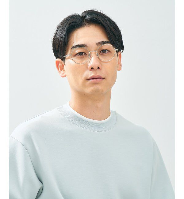  「Zoff｜CLASSIC メガネ | 丸型 メタルフレーム グランパコア 伊達メガネ 度付き   レンズ交換券付」|メガネ|