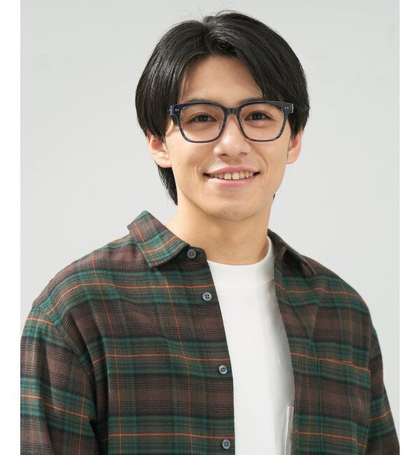  「 ウェリントン型 メガネ | 四角 黒縁フレーム 伊達めがね 度付きユニセックス  CLASSIC  レンズ交換券付」|メガネ|