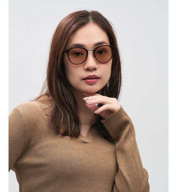  「SUNCUTGlasses/UV100%CUT サングラス | TR&times;メタル 紫外線対策 UV対策 UVカットユニセックス  」|サングラス|