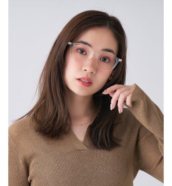  「ウェリントン型 メガネ | 伊達メガネ 度付きメガネユニセックス  Zoff｜CLASSIC  レンズ交換券付」|メガネ|クリア