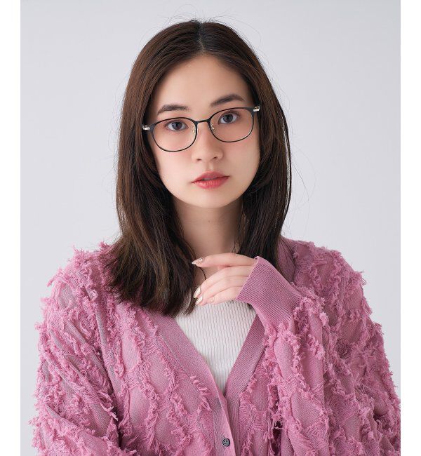  「ウェリントン型 メガネ | ラバーテンプル 伊達メガネ 度付きメガネ  Zoff｜FASHION  レンズ交換券付」|メガネ|ブラック