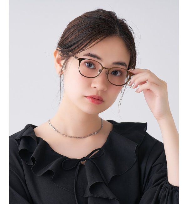  「ウェリントン型 メガネ | ラバーテンプル 伊達メガネ 度付きメガネ  Zoff｜FASHION  レンズ交換券付」|メガネ|